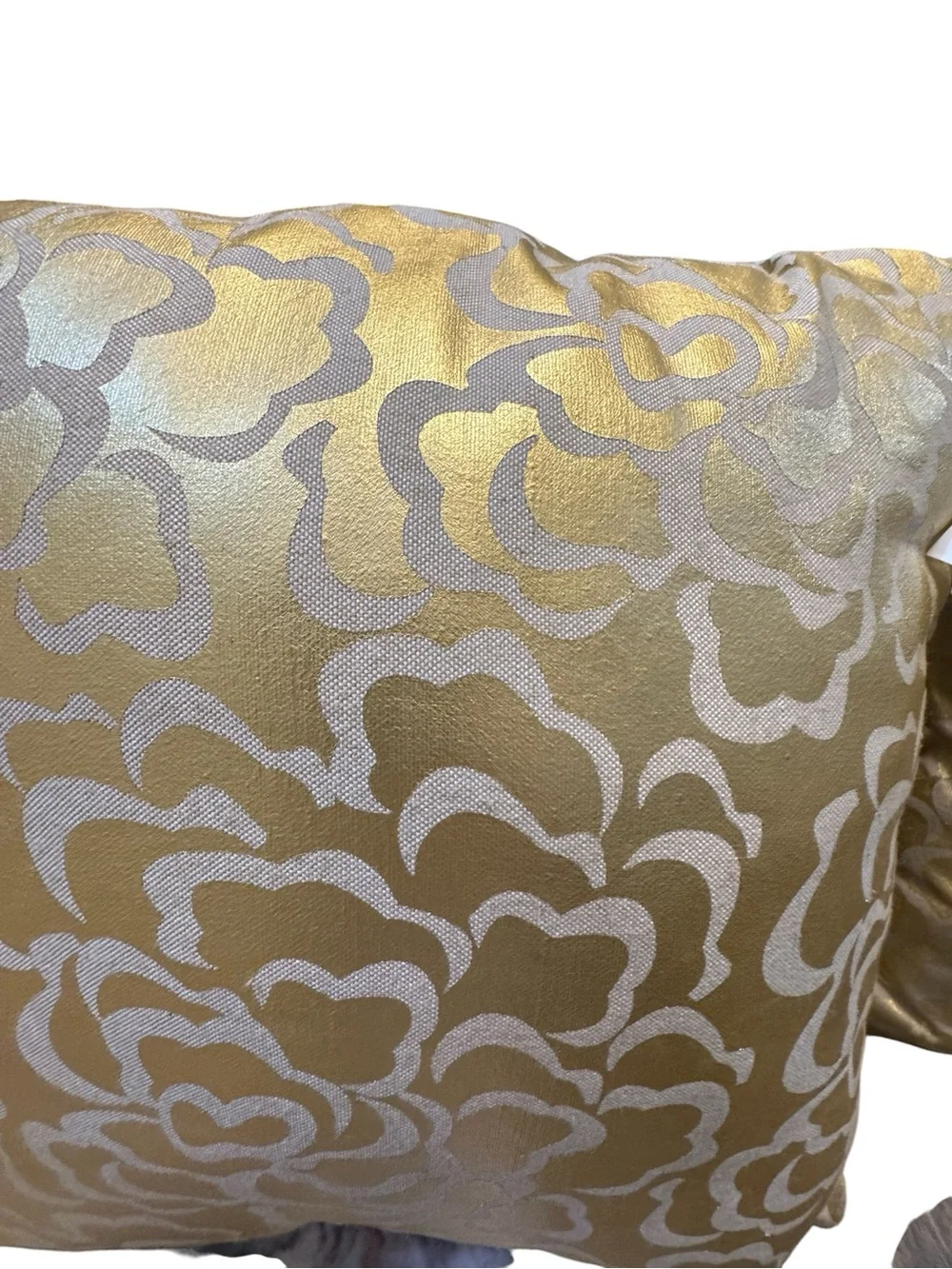 Set of 2 Gold Abstract 18